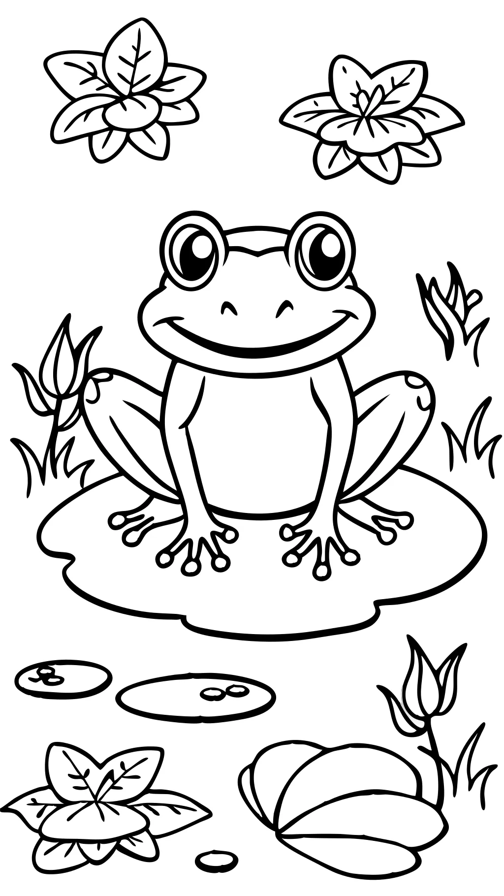 coloriages de grenouille gratuite imprimable